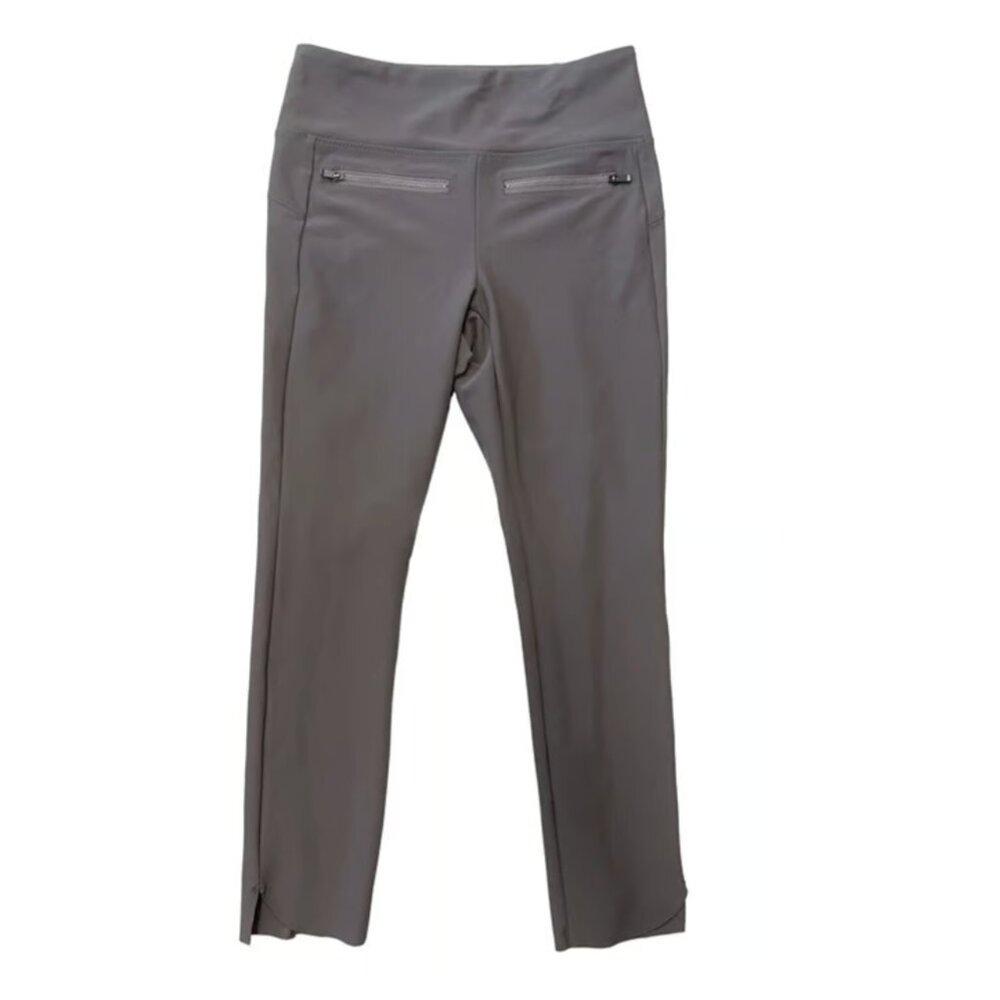 Athleta Stellar Scuba Pull On Stretch Ankle Travel Pants with Pockets size S